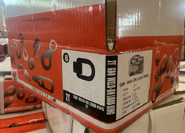 Weld On D Rings packing001 Weld On D Rings packing001